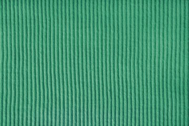 Jersey tekstil arka planı, yeşil çizgili sırt tricot kumaşı. Pamuk çorap, kazak yüzeyi dokusu, tekstil yapısı, kumaş yüzeyi, örgü kumaş dokusu. Duvar kağıdı, arkaplan.