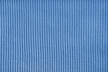 Jersey textile background , blue striped ridge tricot fabric. Cotton stockinet, pullover surface texture, textile structure, cloth surface, weaving of knitwear material. Wallpaper, backdrop. clipart