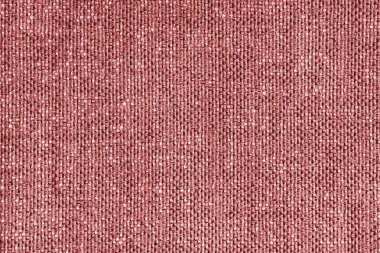 Döşeme kırmızı renkli Jacquard kumaş kabarık dokuma dokusu yakın, makro. Tekstil arka planı, mobilya tekstil malzemesi, duvar kağıdı, fon. Kumaş yapısı kapat, makro