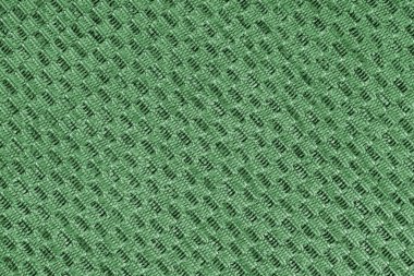 Yaklaş, makro yapı, çapraz kaba dokuma yeşil yakut dokusu. Ev yapımı tekstil, döşeme, perde dekorasyonu ve giysi malzemesi. Arkaplan, duvar kağıdı, arkaplan.