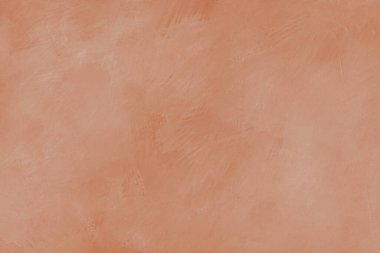 Beton, alçı, fırça darbeleriyle sıva, dağınık turuncu yüzey, yaşlanmış, pasaklı, eski püskü efekt. Desenli tasarım arkaplanı, duvar kağıdı, arkaplan, tasarım ögesi