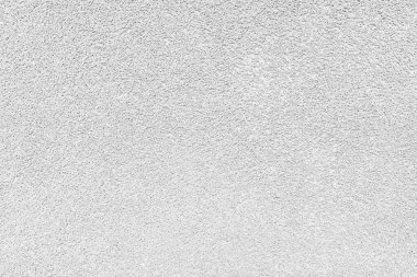 Asfalt, alçı, çimento, plastik, taş, taş, kapak, makro. Beyaz renkli granüler duvar yüzeyinin arka planı, pürüzlü arkaplan