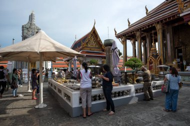 The Grand Place, Bangkok, Tayland 'daki Budizm kültür aktiviteleri