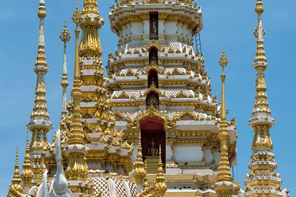 Традиционная Архитектура Крыши Ват Нон Кум Таиланд — стоковое фото