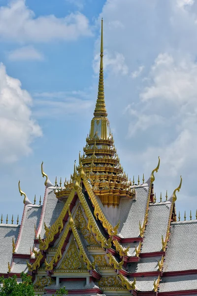 Традиционная Архитектура Крыши Ват Нон Кум Таиланд Буддистская Архитектура Ват — стоковое фото