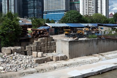 Kuala Lumpur, Malezya - 1 Haziran 2020: Brickfield kasabası Kuala Lumpur, Malezya - Brickfields Kuala Lumpur 'un önde gelen yerleşimlerinden biridir.
