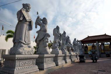 Tua Pek Kong Temple, Sitiawan, Malaysia - Tua Pek Kong is more than 100 year old temple at Pasir Panjang, one of the pantheon of Malaysian Chinese Gods clipart