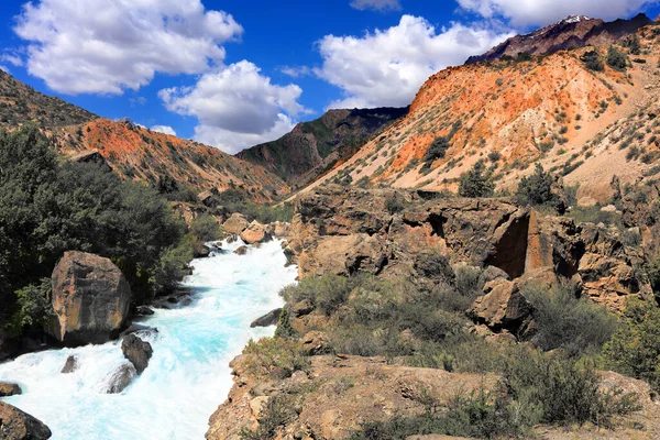 Iskanderdarya River Fann Mountains Tajikistan Obraz Stockowy