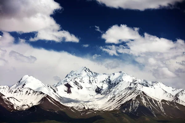 Памирские Горы Старое Памирское Шоссе Таджикистан Стоковое Фото