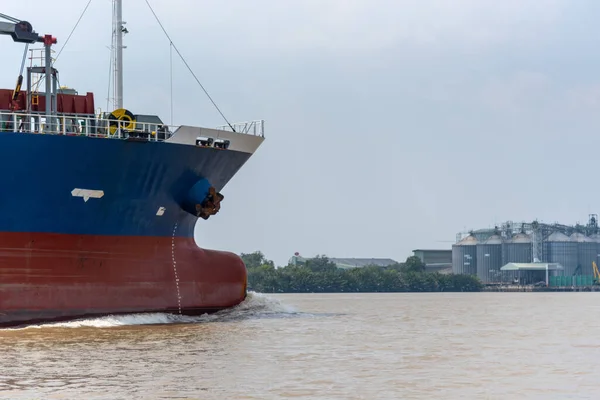 Transportation Import Exported Goods Sea Large Ships Freight Transportation Nautical — Stock Photo, Image