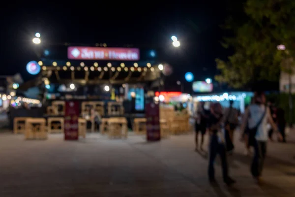 Waas Persoon Achtergrond Voedsel Straat Festival Nachts Markt — Stockfoto