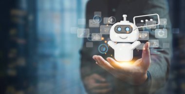 Yapay Zeka ve sohbet robotları dijital teknoloji şirketleri müşteri hizmetleri, satış ve pazarlama ve büyük veri sanal ekranı gibi uygulamalarla etkileşim halindedirler..