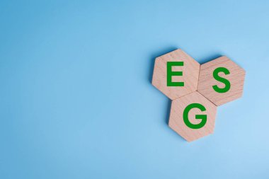 Wood Esg Çevresel Sosyal ve Yönetim ekosu, organizasyonun sürdürülebilir kalkınma kavramı üzerine. Küresel ısınmayı azaltmak için kirliliğin yatırımı ve yönetimi.