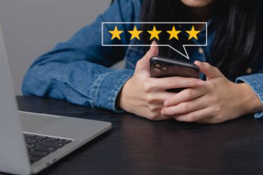 Müşteri memnuniyeti geribildirim ve Anket hizmeti çevrimiçi dijital ürün değerlendirme oranı 5yıldızlı işletmeler pazar araştırmaları ve kullanıcı geribildirim analizi