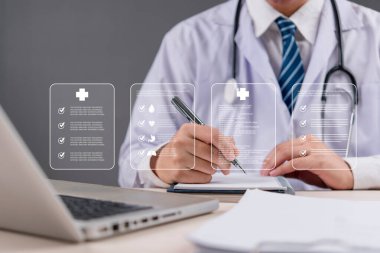 İleri dijital arayüz, sağlık teknolojisi, yapay zeka, tanı, hastane kayıt sistemi, çevrimiçi sağlık platformu kullanan tıbbi profesyonel hasta verileri.