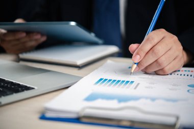 Girişimci iş stratejileri geliştirmek ve performansı artırmak için analitik kullanıyor. Piyasa analizi, mali tahmin ve KPI değerlendirmesi için ideal.