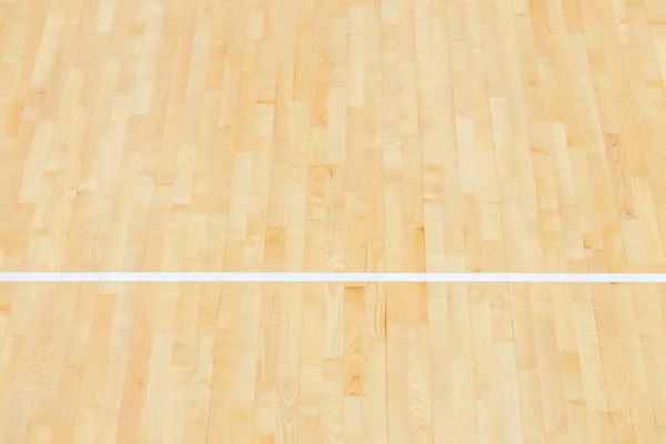 Wooden Floor Volleyball Basketball Badminton Futsal Handball Court Light Effect — Stockfoto