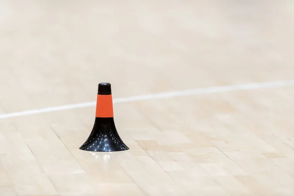 Tréninkové Kužely Podlaze Basketbal Futsal Házená Volejbal Trénink Herní Vybavení — Stock fotografie