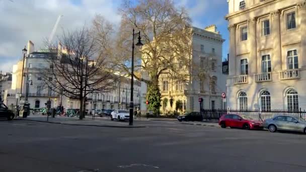 Belgrave Square Belgravia Londres — Vídeo de Stock