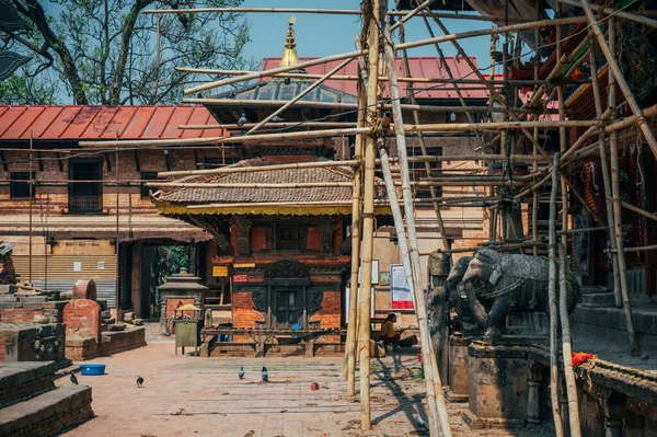 Uma Paisagem Torno Changu Narayan Templo Histórico Hindu Está Situado — Fotografia de Stock