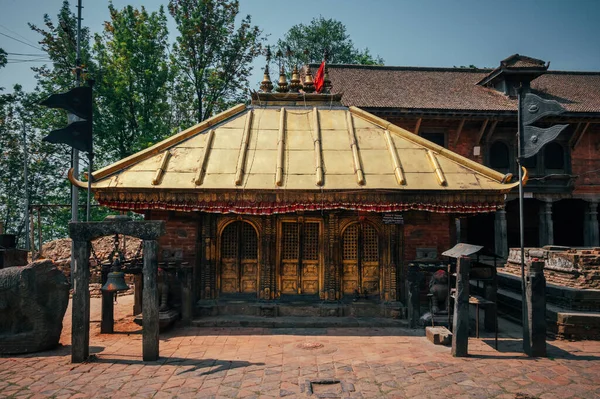 Uma Paisagem Torno Changu Narayan Templo Histórico Hindu Está Situado — Fotografia de Stock