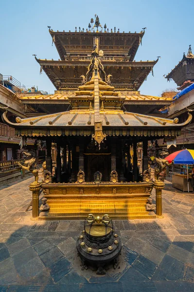 Uma Paisagem Templo Hiranya Varna Mahavihar Kwa Baha Também Chamado — Fotografia de Stock