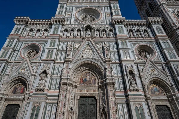 Uma Paisagem Torno Catedral Florença Duomo Firenze Formalmente Catedral Santa — Fotografia de Stock