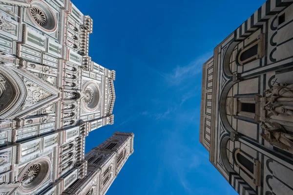 Пейзаж Вокруг Флорентийского Кафедрального Собора Duomo Fira Формально Кафедрального Собора — стоковое фото
