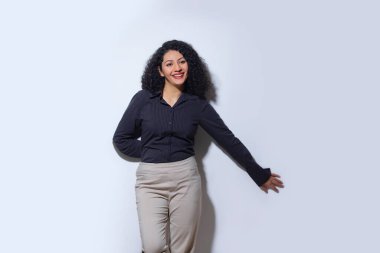 güzel bir kadın manken portresi