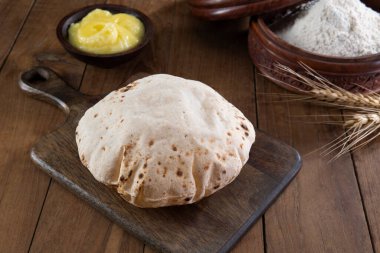 Ev yapımı Hint Roti veya Chapati, Hint Ekmeği