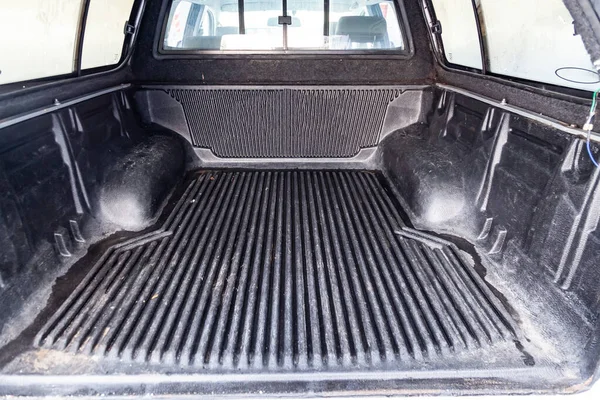 Przestrzeń Ciała Bagażnika Samochodu Tyłu Pickupa Transportu Towarów Jak Ciężarówce — Zdjęcie stockowe