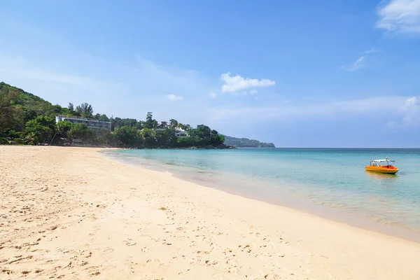 Beautiful Surin Beach Choeng Thale City Phuket Thailand White Sand — Stock Photo, Image