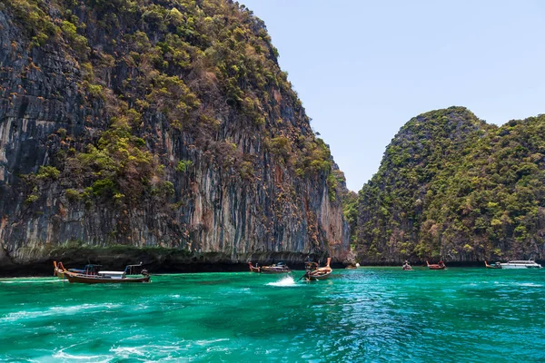 Pier Oder Steg Auf Der Insel Phi Phi Leh Krabi — Stockfoto