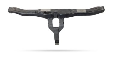 Arabanın ön paneli için daha sert takviye. Siyah gövde tampon güçlendirme kısmının yedek parçası. Otomobil servisinde ya da garajda satılık ya da kurulum ekipmanları. Otomobil parçaları kataloğu.