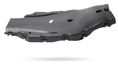 Yolcu bölümünü ısıtmak ve soğutmak için ısıtıcının havalandırma saptırıcısını gören modern bir arabanın iç kısmının yakın görüntüsü. Hurdalıktan kullanılan otomatik parça kataloğu