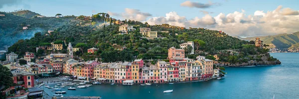 Utsikt Över Den Gamla Staden Portofino Världsberömd Forntida Maritima Byn — Stockfoto