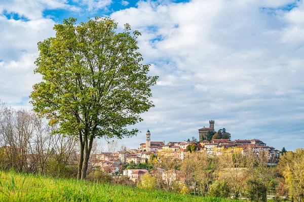 Castelo Cidade Velha Trisobbio Piemonte Itália — Fotografia de Stock