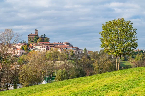 Kasteel Oude Stad Van Trisobbio Piemonte Italië — Stockfoto