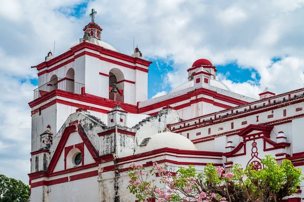 Εκκλησία Του Αγίου Domingo Guzman Στο Χωριό Chiapa Corzo Στην — Φωτογραφία Αρχείου
