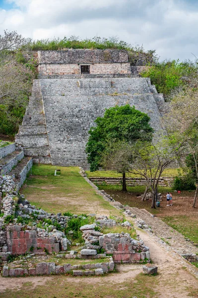 Maya Romok Unesco Világörökség Része Uxmal Yucatan Mexikó — Stock Fotó