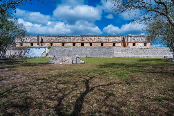 Bâtiment Maya Appelé Palais Gorvernor Dans Site Patrimoine Mondial Unesco — Photo