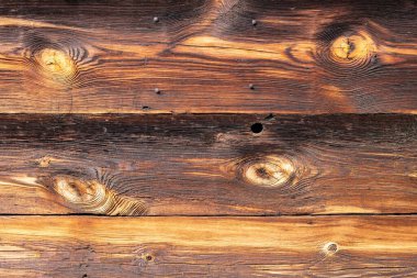 Eski boyanmış ahşap duvar - doku veya arkaplan.