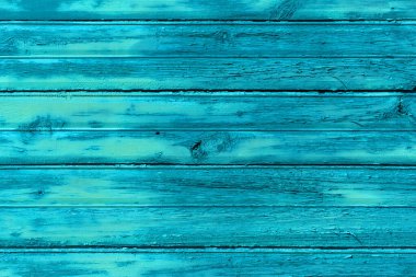 Doğal desenli eski mavi ahşap doku..