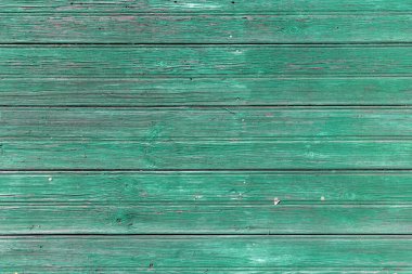 Doğal desenli eski yeşil ahşap doku..