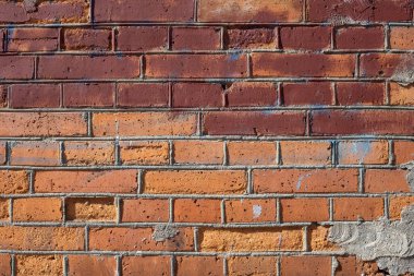 Eski tuğla duvar deseninin arkaplanı