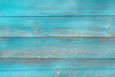 Doğal desenli eski mavi ahşap doku..