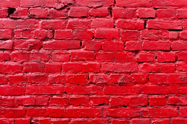 Eski bir kırmızı tuğla duvarın arkaplan dokusu.