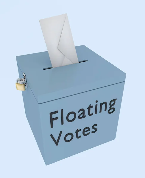 Απεικόνιση Μιας Κάλπης Και Ενός Πλωτού Σεναρίου Ψηφοφοριών Από Την — Φωτογραφία Αρχείου