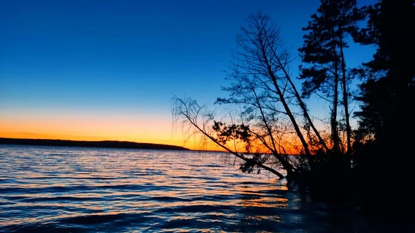 sunset on the Dnieper Ukraine