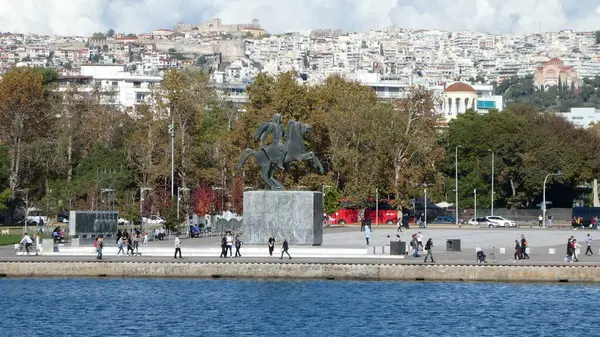 Şehrin Panorama, Selanik, Yunanistan